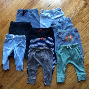 Bundle lot (10) 6 month boy pants